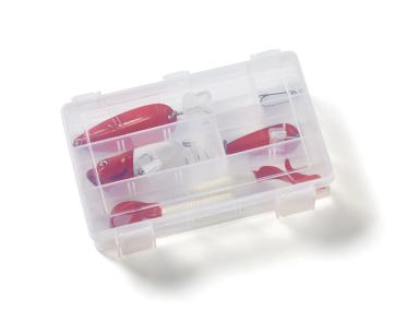 Fishing Tackle Box - Red Components
