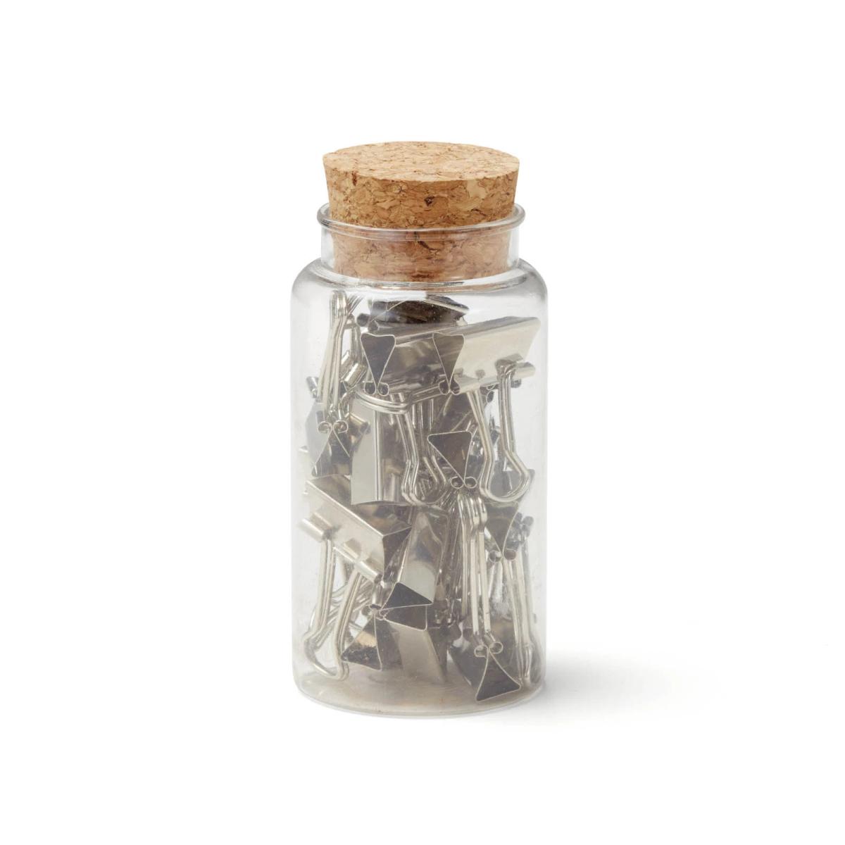 Binder Clips in a Jar