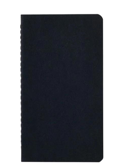 Black Mini Notebook w/6-Color Pencil Set