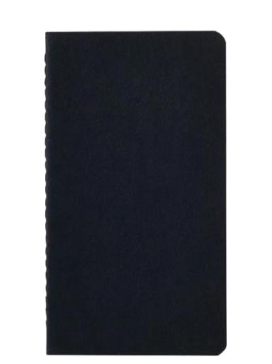 Black Mini Notebook w/6-Color Pencil Set