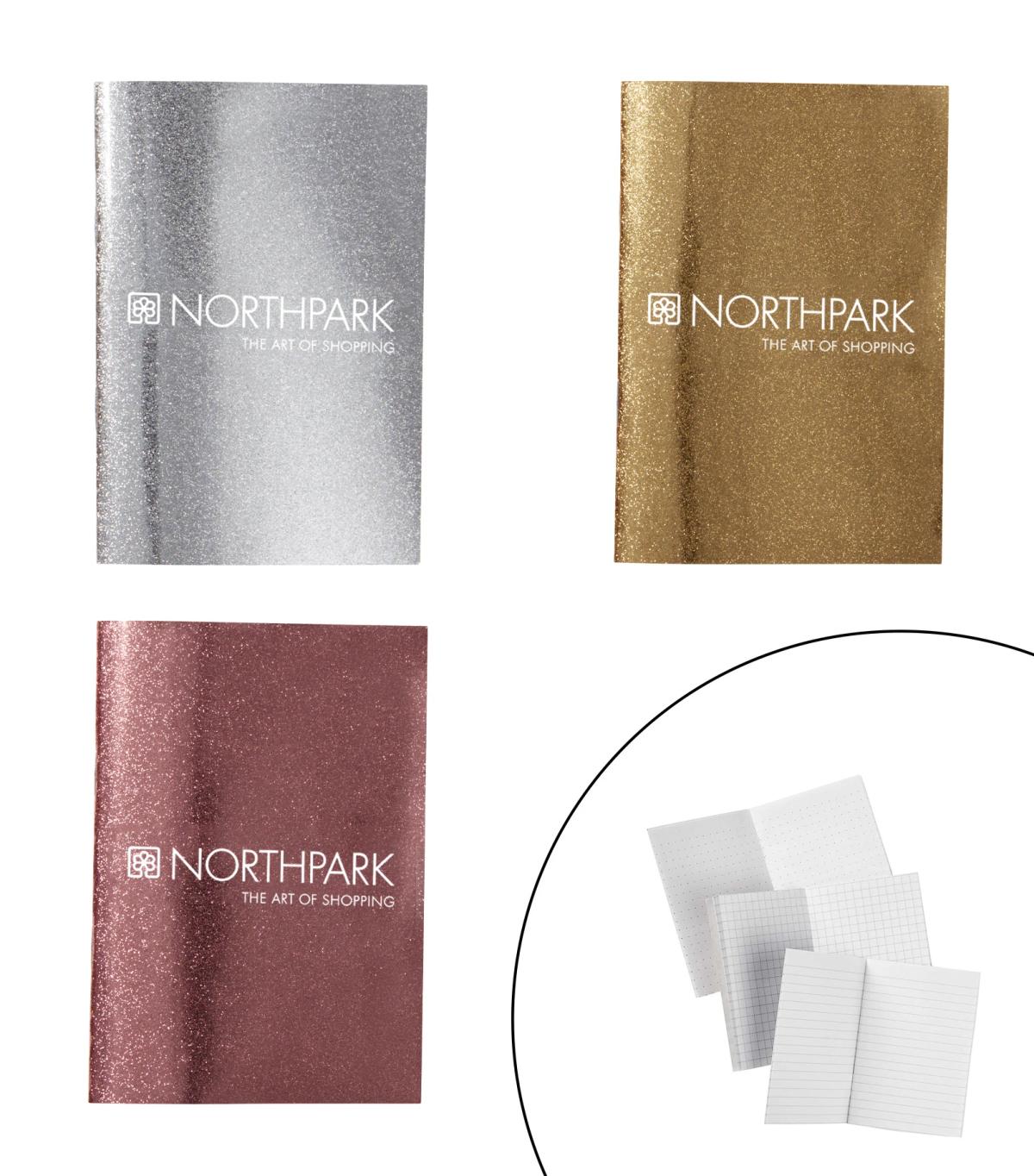 Mini Glitter Notebook