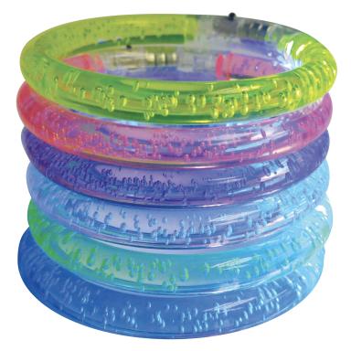 Flashing LED Bubble Bracelet
