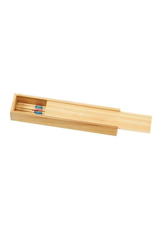 Pick-Up Sticks in Wooden Box