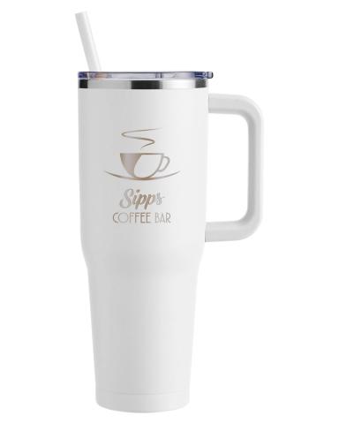 40oz Vacuum Insulated Stainless Steel Travel Tumbler