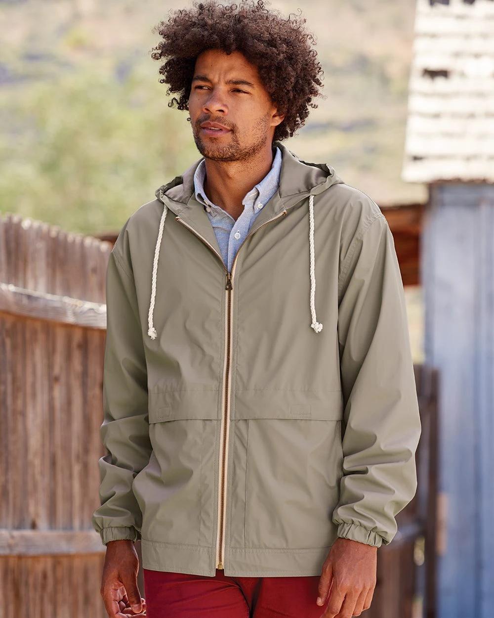 Vintage Hooded Rain Jacket