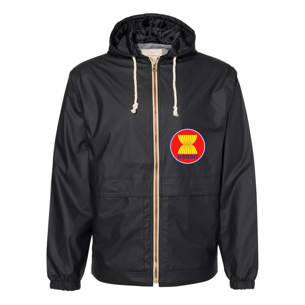 Vintage Hooded Rain Jacket