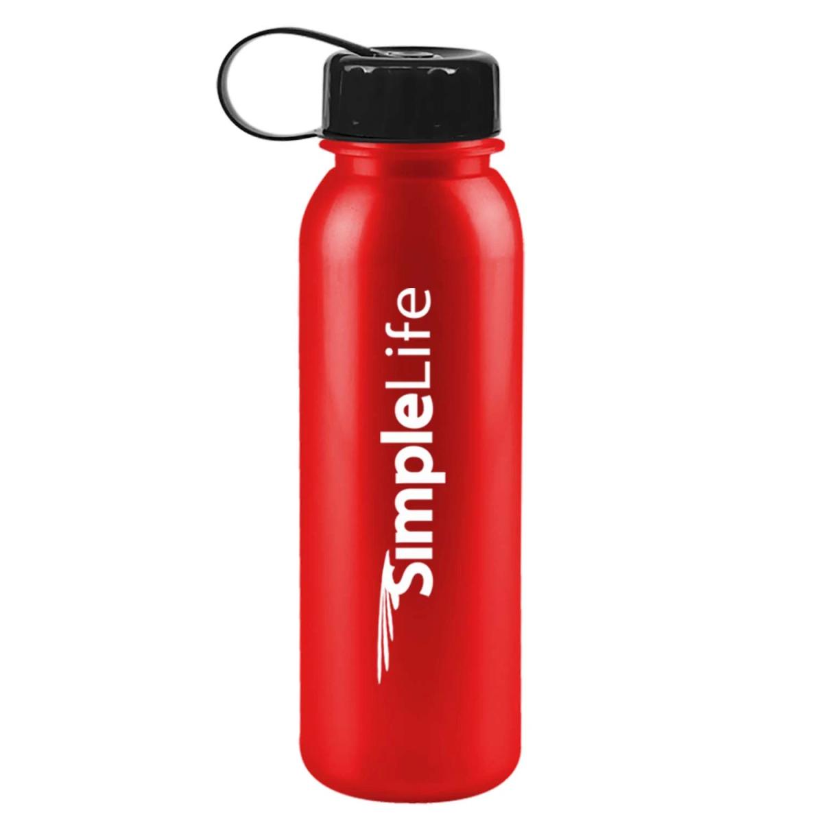 24 Oz. Terrain Metallic Sports Bottle w/Tethered Lid