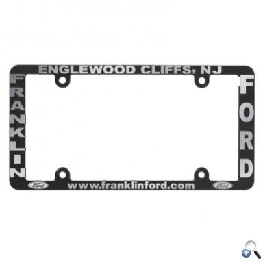 Hi-Impact 3-D Side Imprint License Plate Frame (Abs)
