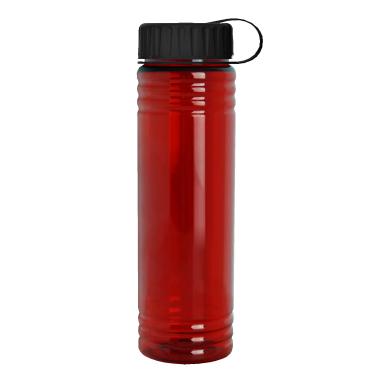 24 Oz. Slim Fit Upcycle Rpet Bottle w/Tethered Lid