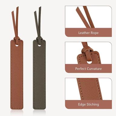 Personalized Leather Bookmark