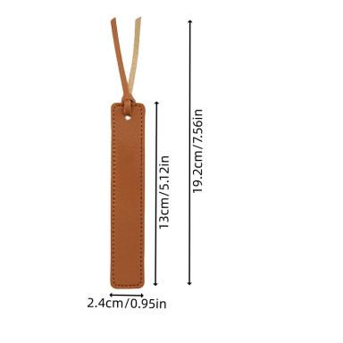 Personalized Leather Bookmark
