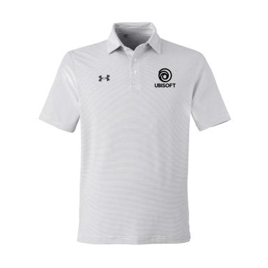 Destin Drive Striped Performance Polo