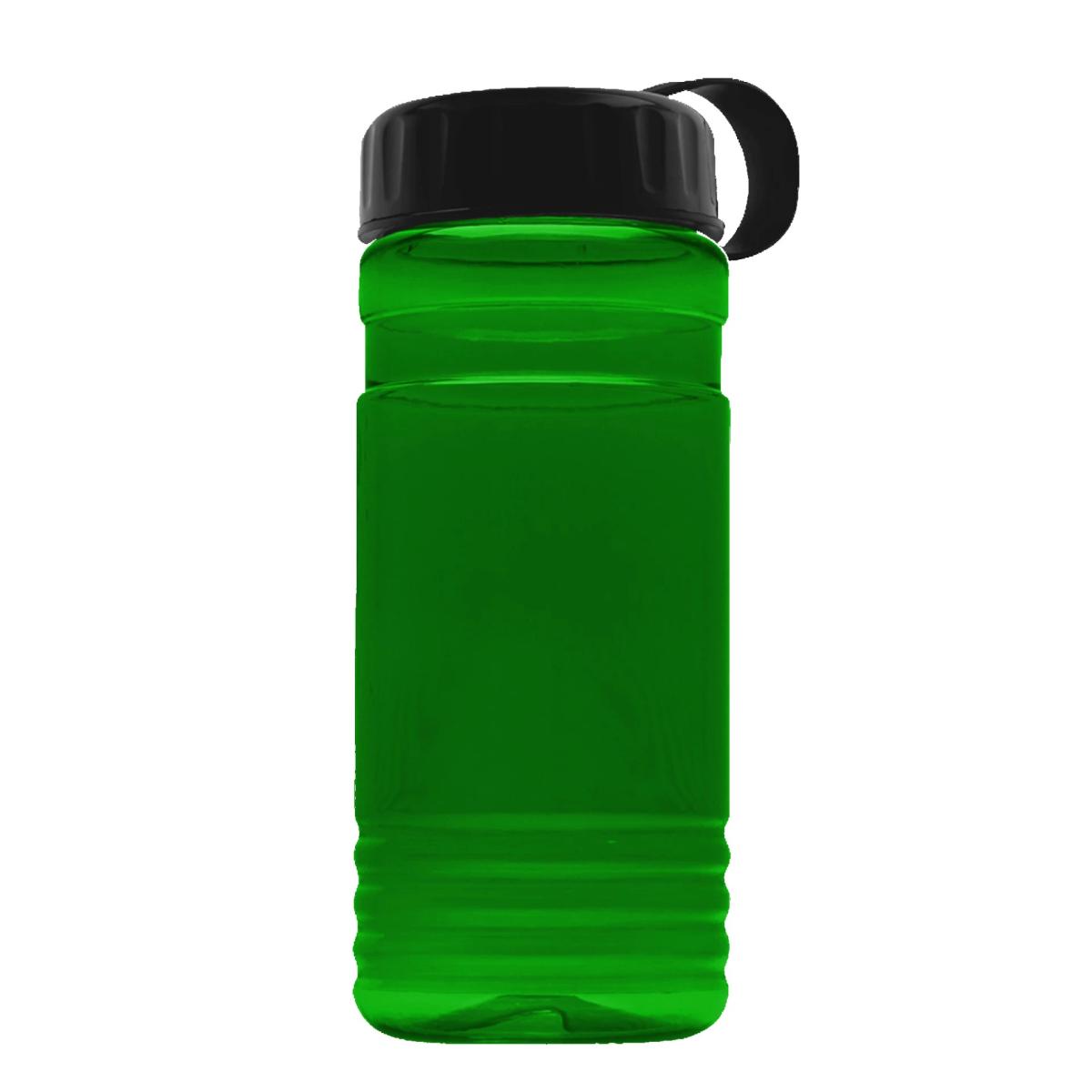 20 Oz. Upcycle Rpet Bottle w/Tethered Lid