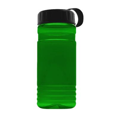 20 Oz. Upcycle Rpet Bottle w/Tethered Lid