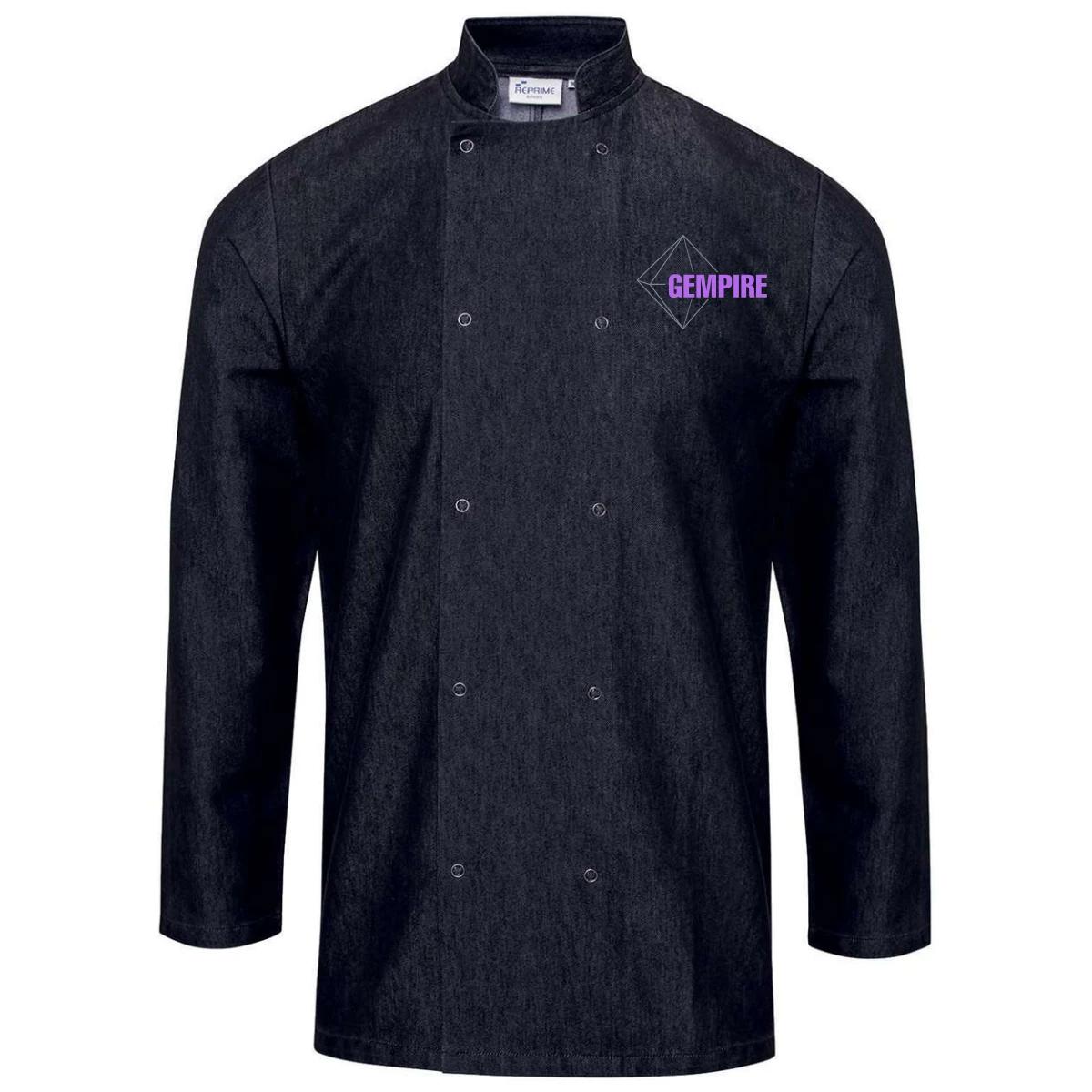 Unisex Denim Chef's Jacket