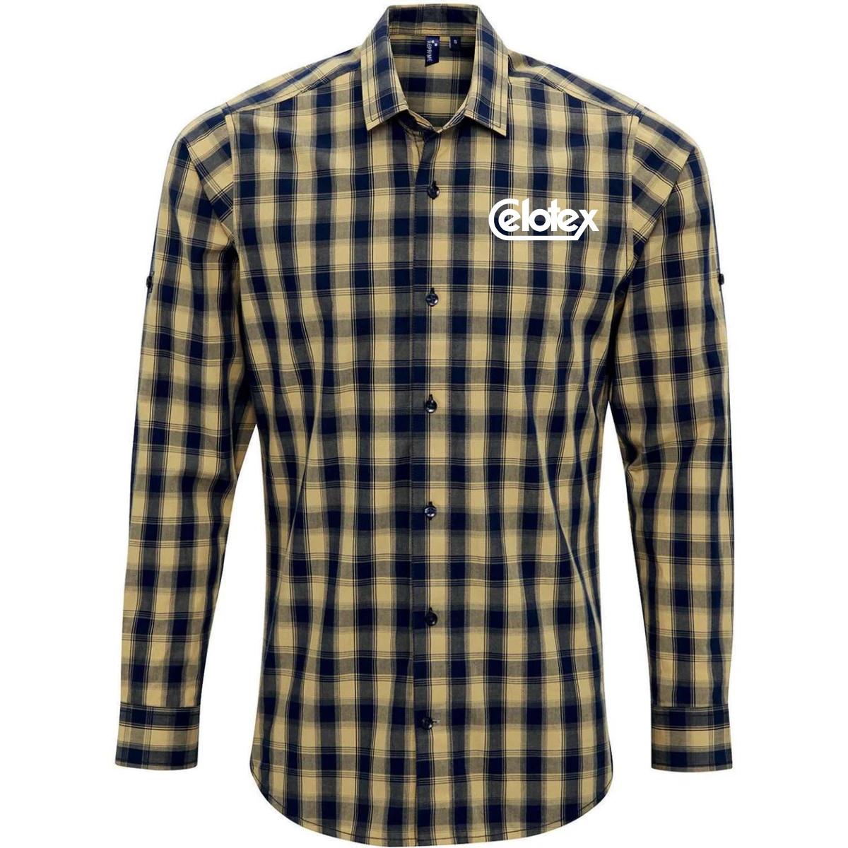 Men's Mulligan Check Long-Sleeve Cotton Shirt