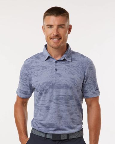 Adidas Men's Ultimate365 Textured Stripe Polo