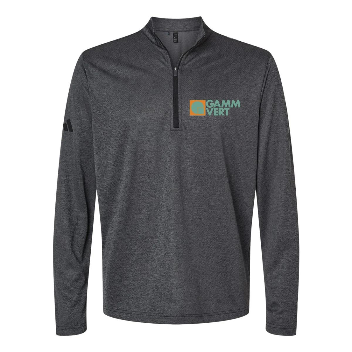 Adidas Men's Space Dyed Quarter-Zip Pullover