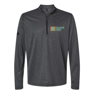 Adidas Men's Space Dyed Quarter-Zip Pullover