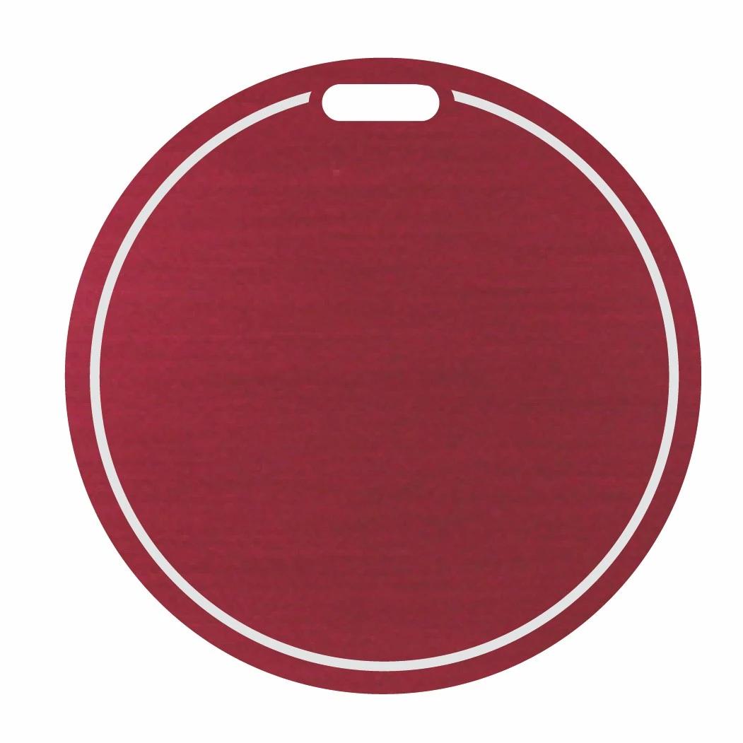 Laser Engraved Round Bag Tags