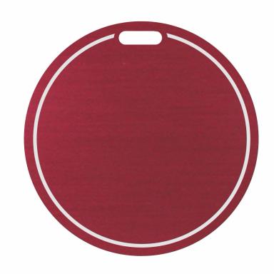 Laser Engraved Round Bag Tags