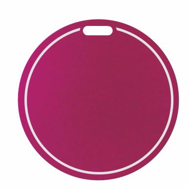 Laser Engraved Round Bag Tags