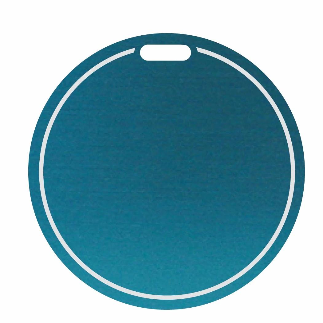 Laser Engraved Round Bag Tags