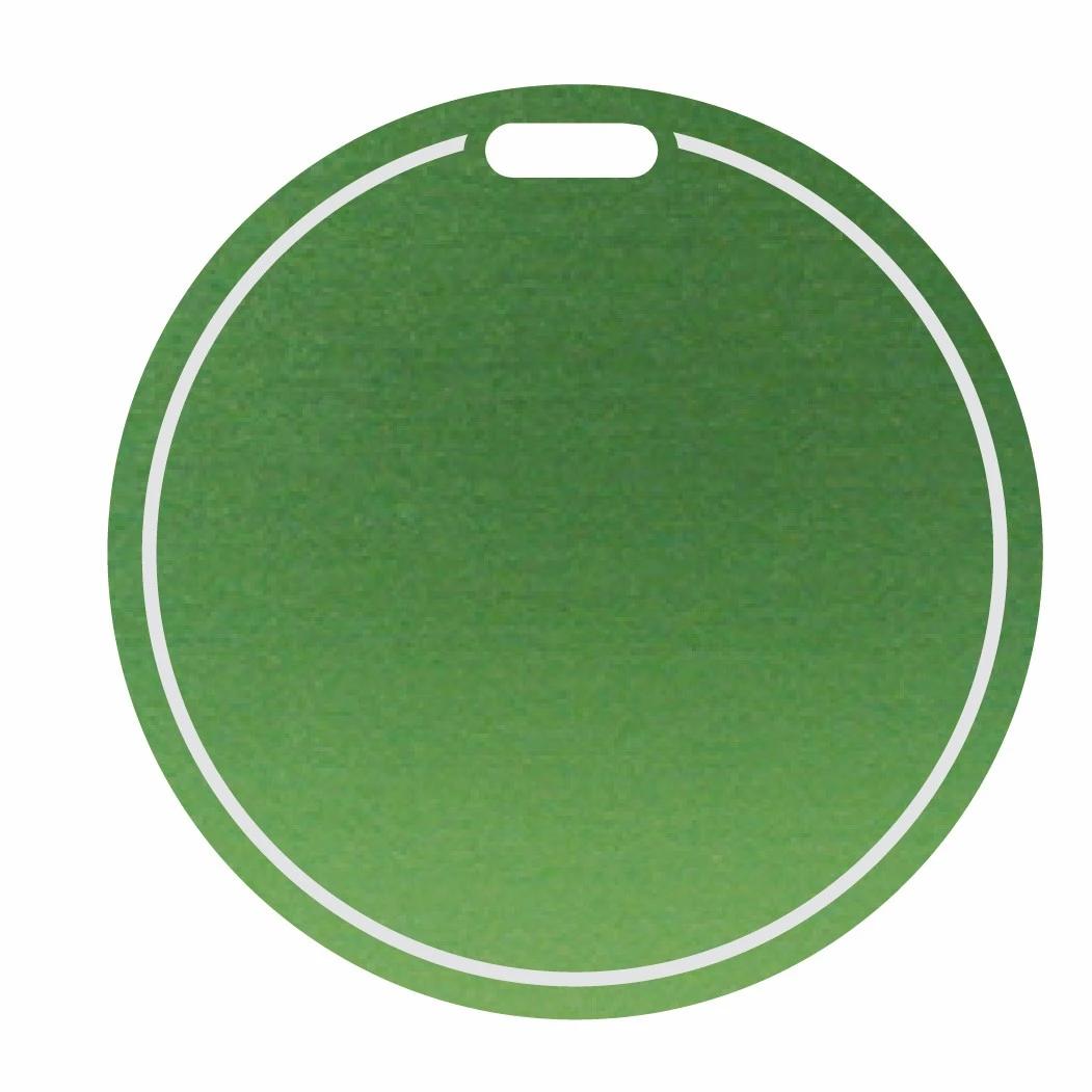 Laser Engraved Round Bag Tags