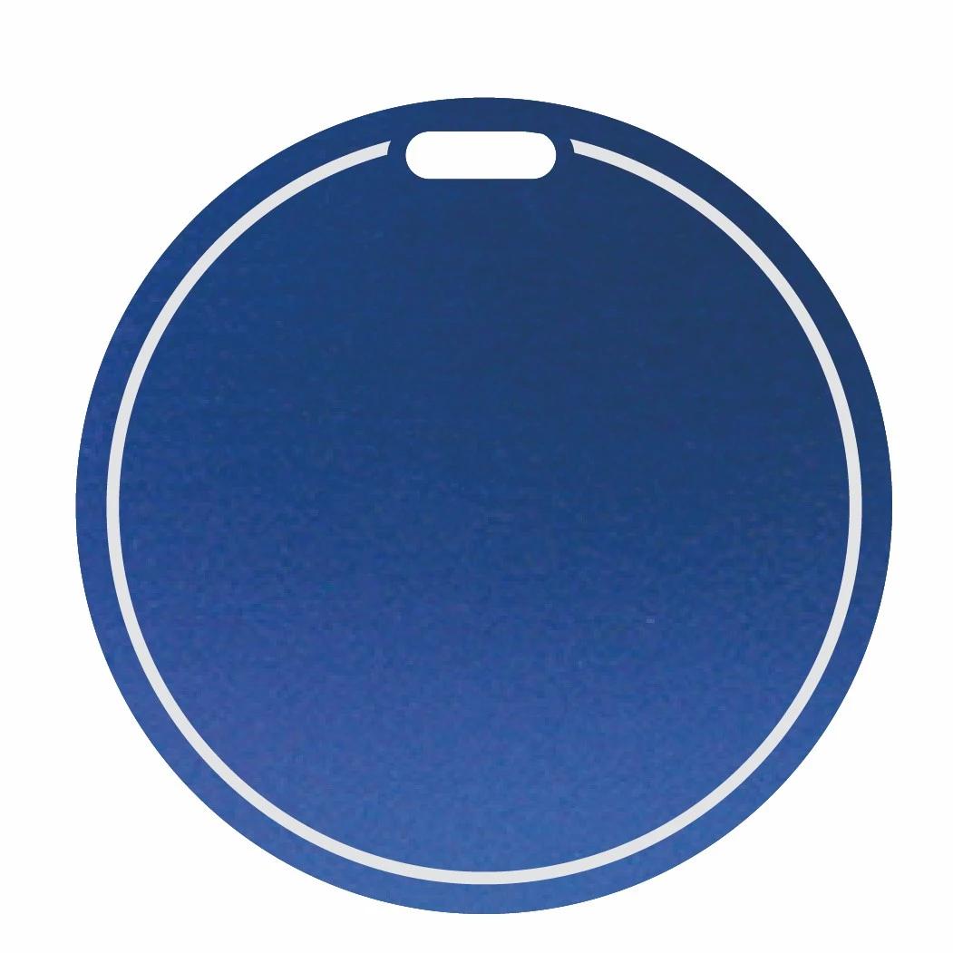 Laser Engraved Round Bag Tags