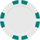 8 Stripe Poker Chip Ball Markers