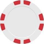 8 Stripe Poker Chip Ball Markers