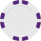 8 Stripe Poker Chip Ball Markers