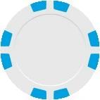 8 Stripe Poker Chip Ball Markers