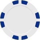 8 Stripe Poker Chip Ball Markers