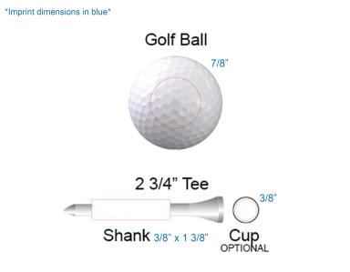 2 Ball Tube with 12 Tees