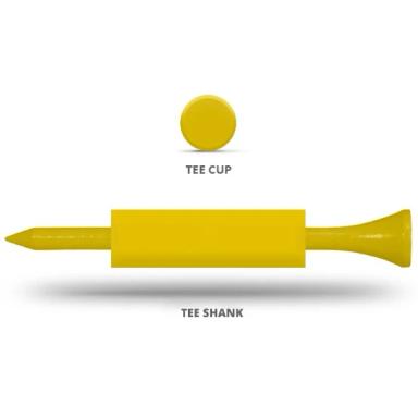 Golf Tees w/Cup & Shank Imprint (2 3/4")