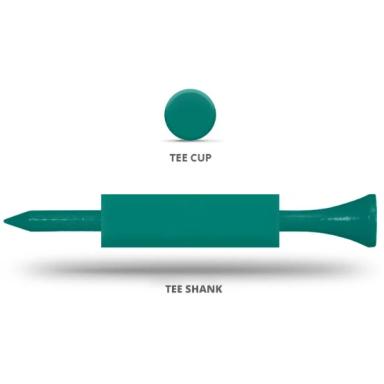 Golf Tees w/Cup & Shank Imprint (2 3/4")