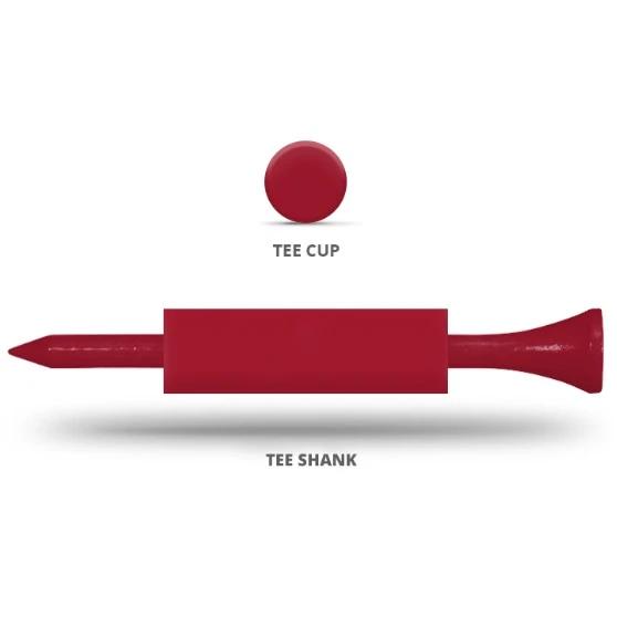 Golf Tees w/Cup & Shank Imprint (2 3/4")
