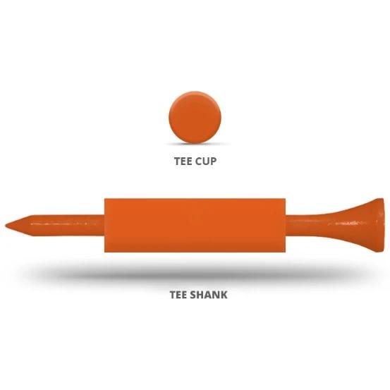 Golf Tees w/Cup & Shank Imprint (2 3/4")