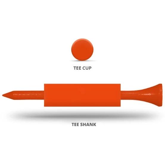 Golf Tees w/Cup & Shank Imprint (2 3/4")