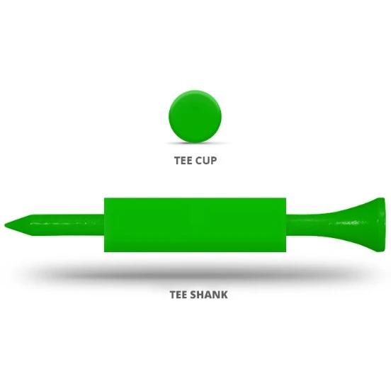 Golf Tees w/Cup & Shank Imprint (2 3/4")