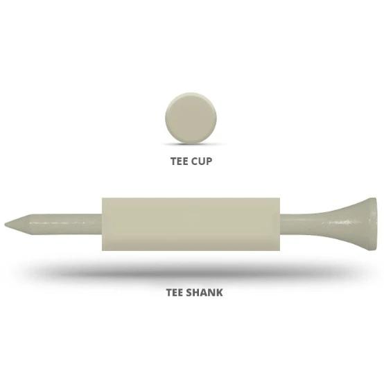 Golf Tees w/Cup & Shank Imprint (2 3/4")