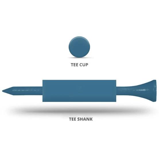 Golf Tees w/Cup & Shank Imprint (2 3/4")