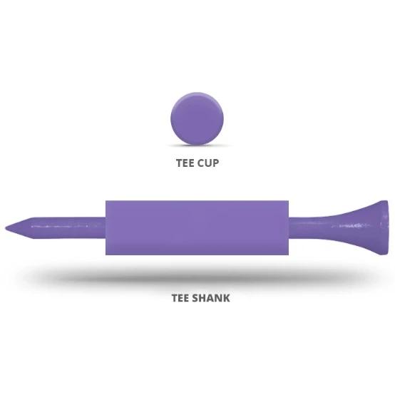 Golf Tees w/Cup & Shank Imprint (2 3/4")