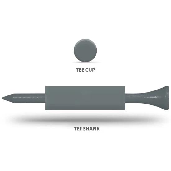 Golf Tees w/Cup & Shank Imprint (2 3/4")