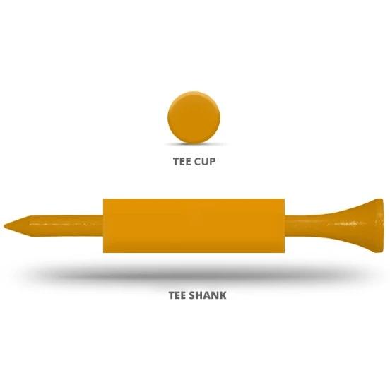 Golf Tees w/Cup & Shank Imprint (2 3/4")