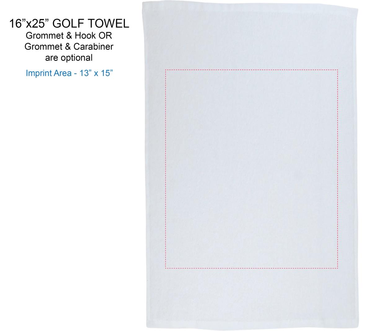 Golf Tournament Towel Pack with Laser Engraved Bag Tag