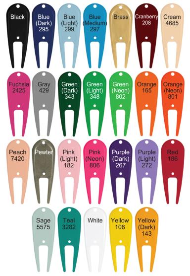 Plastic Divot Tool w/2 Color Imprint