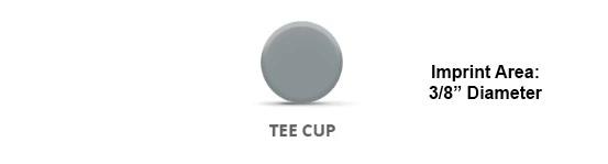 Golf Tees w/Cup Imprint Only (2 3/4")