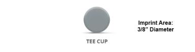 Golf Tees w/Cup Imprint Only (2 3/4")